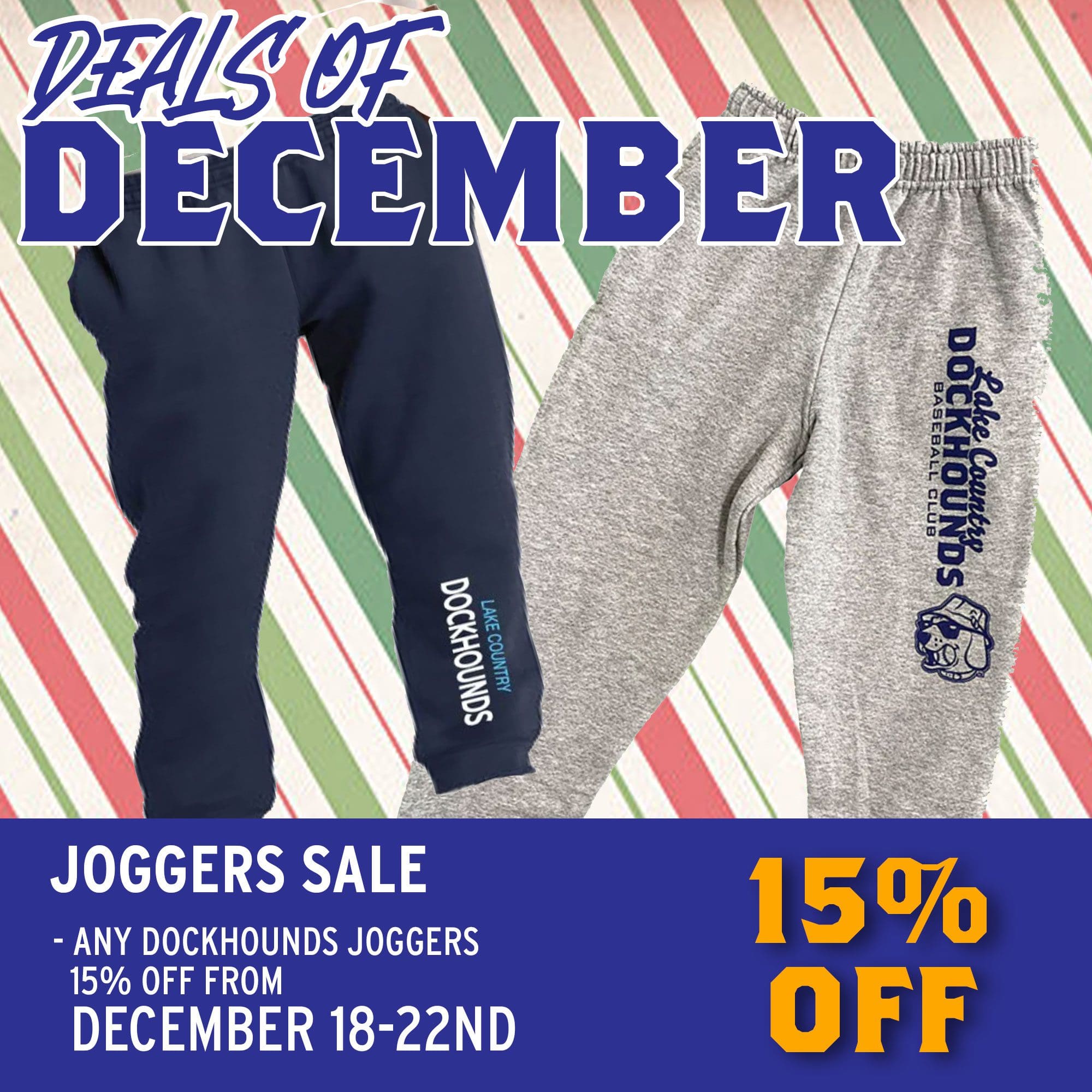 15% of DockHounds joggers