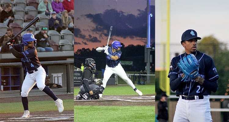 Cesar Izturis Jr, Ryan Hernandez and Sterling Sharp battle for a win against the Milkmen