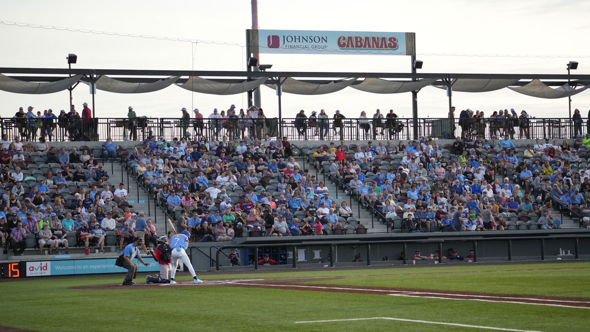 Fans pack the stands at WBC Park during Flying Monkeys weekend