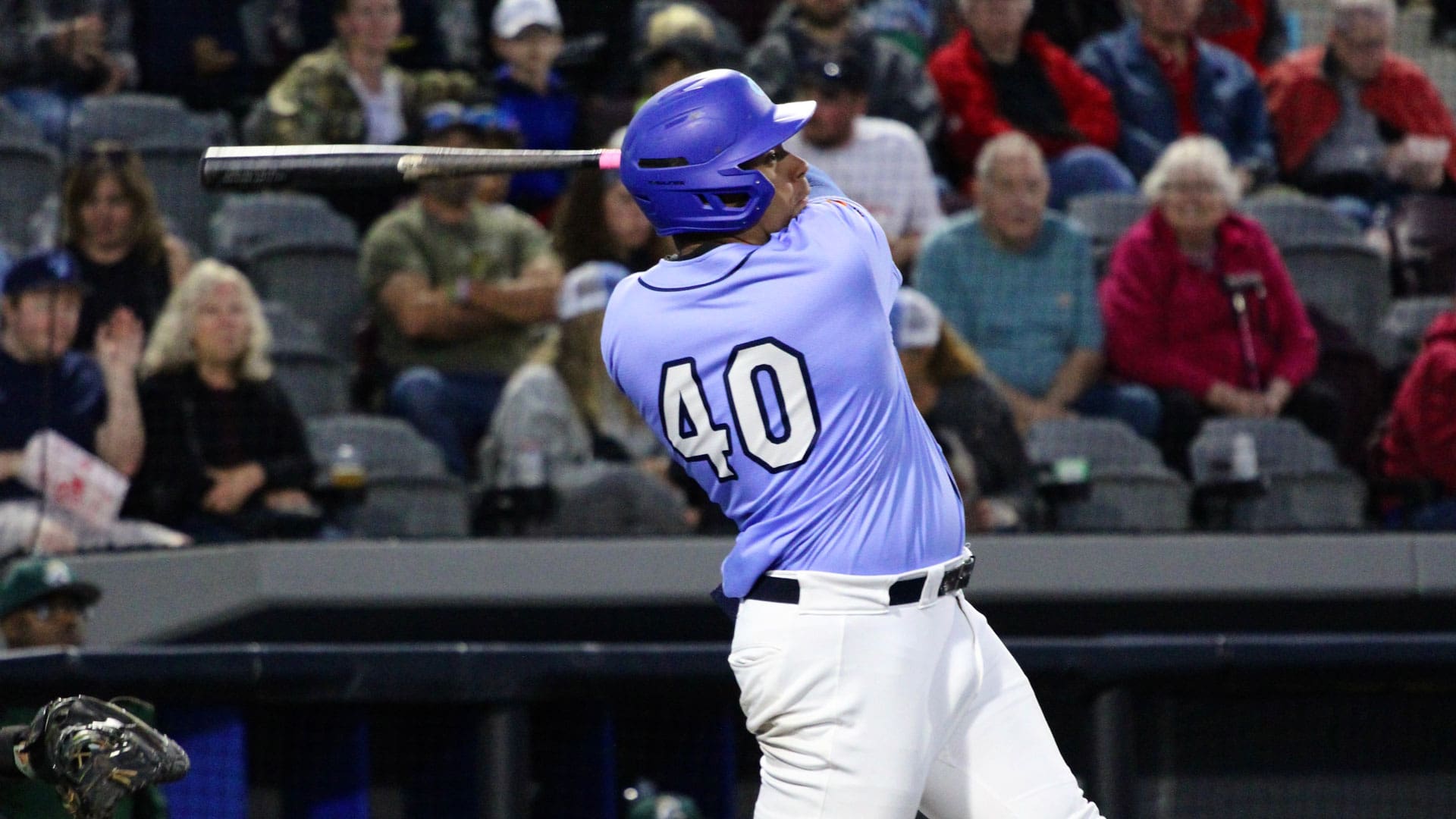 Ryan Hernandez returned to the lineup Wednesday night with a home run in the 4th