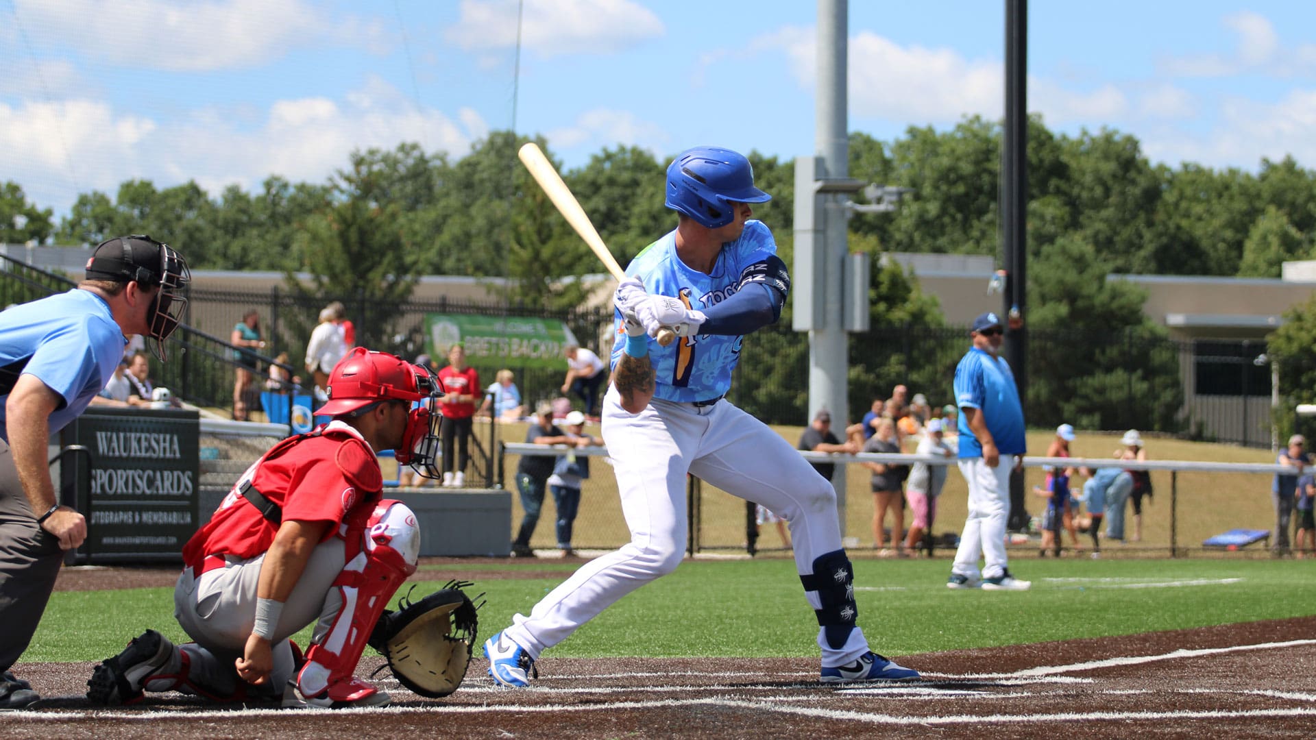 DockHounds struggled in the second inning on Sunday, but Marek Chlup was red hot