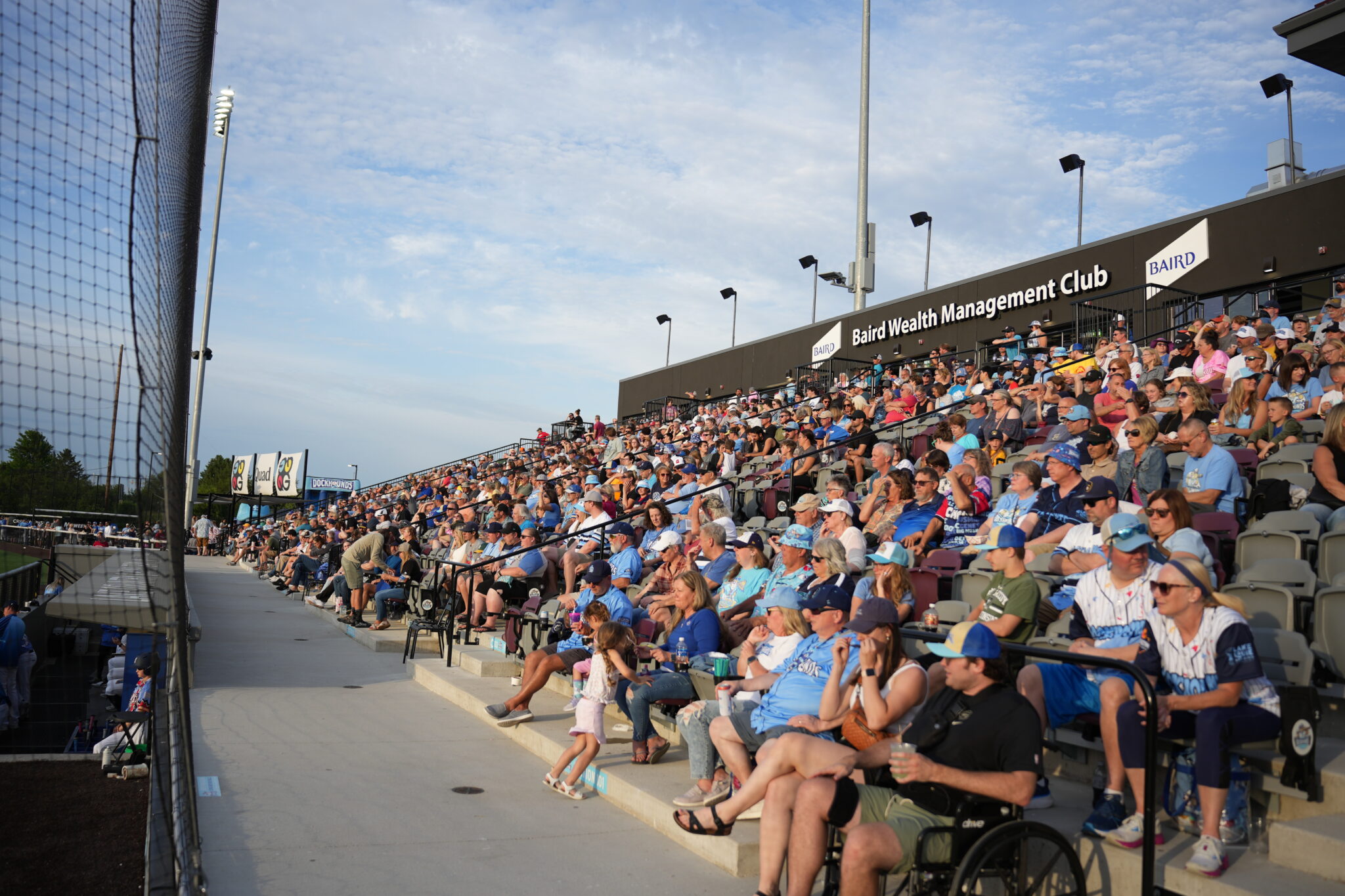 Dugout seats at WBC Park