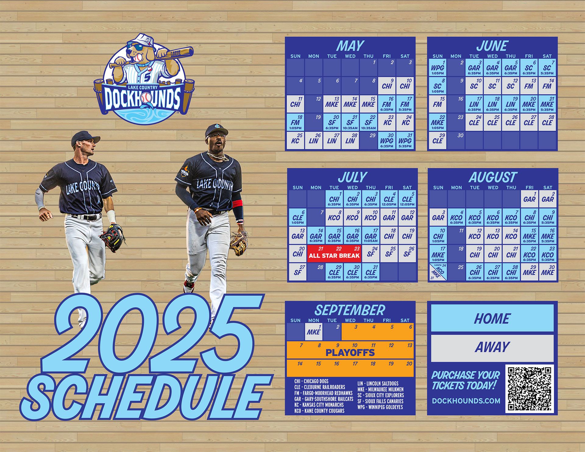 2025 season schedule